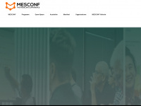 mesconf.de Webseite Vorschau