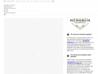 memorum.de Webseite Vorschau