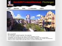 hundertwasserhaus-plochingen.de Webseite Vorschau