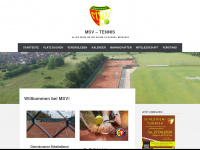 muensterdorf-tennis.de Webseite Vorschau