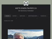 miete-einen-fahrer.ch Webseite Vorschau