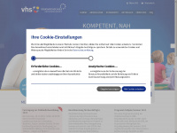 vhs-erzgebirgskreis.de Webseite Vorschau