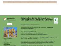 botanischer-garten-oberholz.de Webseite Vorschau