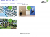 leco-werke.de Webseite Vorschau