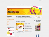 magicballons.weebly.com Webseite Vorschau