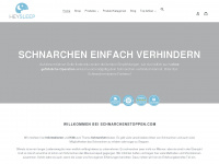 schnarchenstoppen.com Webseite Vorschau