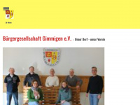 bg-gimmigen.de Webseite Vorschau