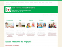 gesunde-kinderzaehne-weilmuenster.de Webseite Vorschau