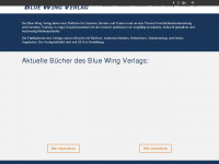 blue-wing-verlag.de Webseite Vorschau