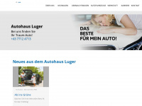 autohaus-luger.at Webseite Vorschau