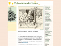 weihnachtsgeschichten.org Webseite Vorschau