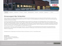 erinnerungsort-duesseldorf.de Webseite Vorschau