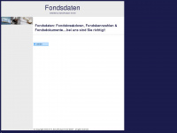 fondsdaten.ch Webseite Vorschau