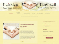 heiratenhochzeit.com Webseite Vorschau