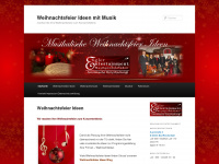 weihnachtsfeier.wordpress.com Webseite Vorschau
