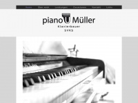piano-mueller.ch Webseite Vorschau