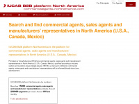 commercialagents-northamerica.com Webseite Vorschau