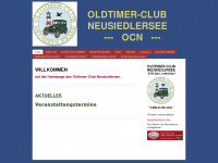 oldtimer-club-neusiedlersee.at Webseite Vorschau
