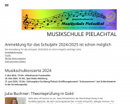 musikschule-pielachtal.at Webseite Vorschau
