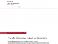duesseldorf-osteopath.de Webseite Vorschau