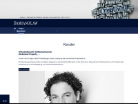 damianolaw.eu Webseite Vorschau