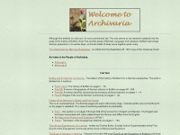 archivaria.com Webseite Vorschau