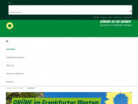 gruene-frankfurtwest.de Webseite Vorschau