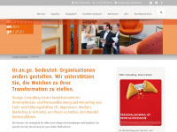 orange-consulting.de Webseite Vorschau