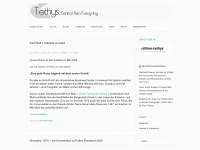tethys.caoss.org Webseite Vorschau