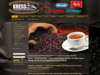 kaffeemaschinen-kress.de Webseite Vorschau