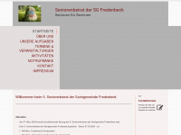 seniorenbeirat-sgfredenbeck.de Webseite Vorschau