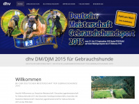 dhv-dm-ipo-2015.de Webseite Vorschau
