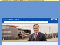 andreas-j-wulf.de Webseite Vorschau