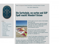 surfschule-niendorf-ostsee.de Webseite Vorschau