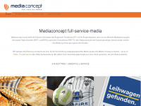mediaconcept.be Webseite Vorschau