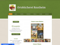 buecherei-rautheim.weebly.com Webseite Vorschau