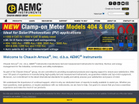 aemc.com Webseite Vorschau