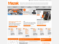 mazak.com.tr Webseite Vorschau