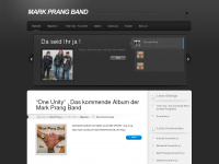 mark-prang-band.de Webseite Vorschau