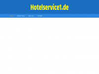 hotelservice1.de Webseite Vorschau