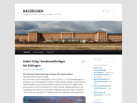 bauzeugen.wordpress.com Webseite Vorschau
