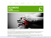 schmerz-los.net Webseite Vorschau