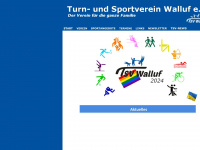 tsv-walluf.de Webseite Vorschau