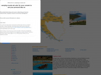 camping-croatia.net Webseite Vorschau