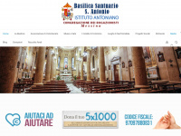 basilicaantoniana.it Webseite Vorschau