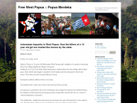 freewestpapua.wordpress.com Webseite Vorschau