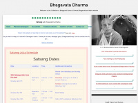 bhagavatadharma.co.uk Webseite Vorschau