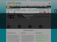 pfister-id-systeme.de Webseite Vorschau