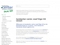 handwerker-center-shop.ch Webseite Vorschau