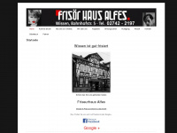 friseurhaus-alfes.de Webseite Vorschau